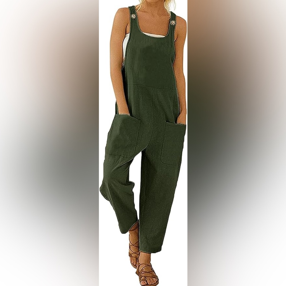 Women’s lightweight, baggy Overall Jumpsuit